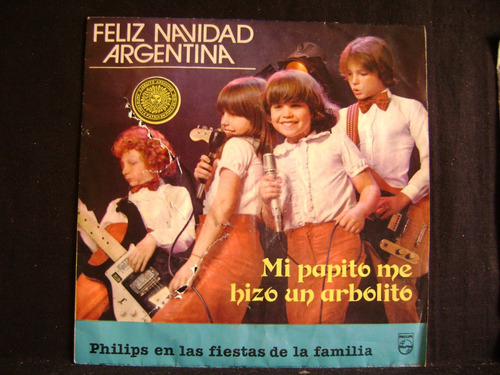 Avellana-feliz Navidad Argentina-vinilo Simple-muy Bueno-oca