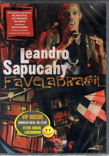 Dvd Leandro Sapucahy Favela Brasil - Original Lacrado!