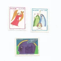 Comprar Selos Do Brasil,3 Selos Ano 1989,rhm 1658,59u002F1642,novo.