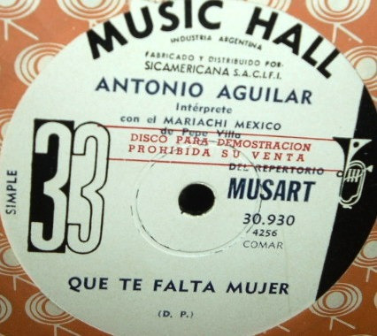 Antonio Aguilar Te Traigo En Mi Cartera Simple Argentino Pro