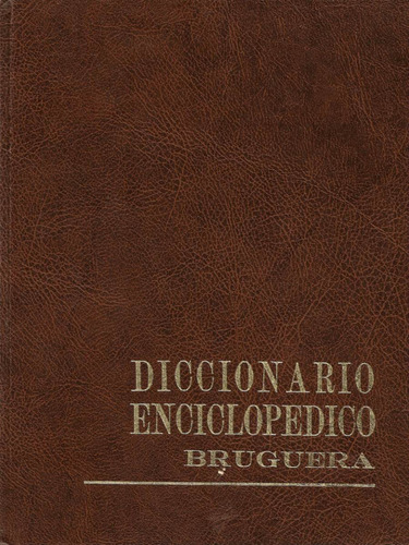 Diccionario Enciclopedico Bruguera 5 Tomos