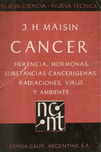 Cancer - Maisin - Espasa Calpe