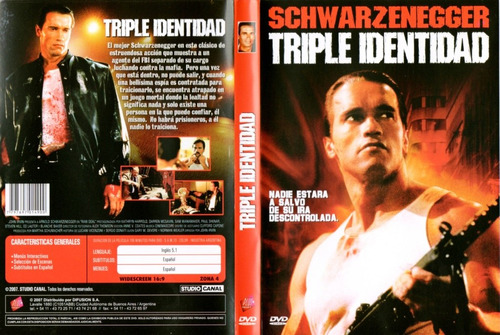 Dvd Original Triple Identidad Con A.schwarzenegger