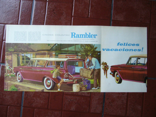 Rambler Cross Country / Publicidad Gráfica / Año 1963