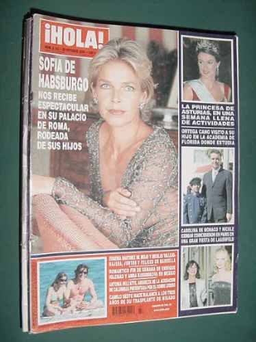 Revista Hola 3143 Carolina Monaco Kidman Hasburgo Asturias