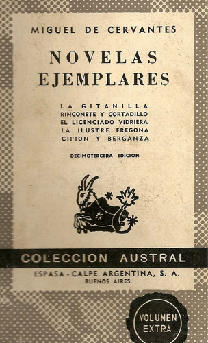 Novelas Ejemplares - Miguel De Cervantes