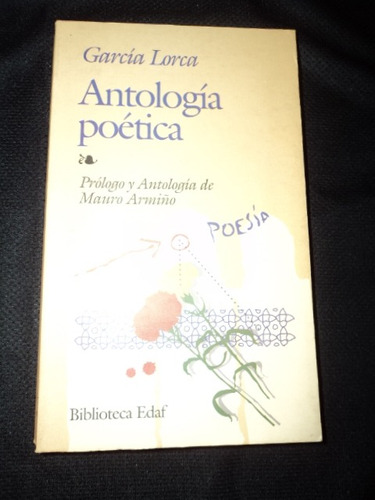 Antologia Poetica  - Federico Garcia Lorca /en Belgrano
