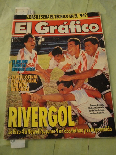 El Grafico 3866 River Minervino Velez Mansell Mandiyu