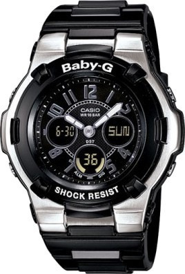 Reloj Casio Para Mujer Bga110-1b2 Baby-g Análogo-digital