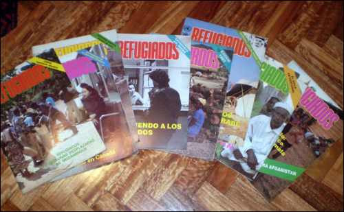 Lote Revista Refugiados _ 8 Numeros, Años 1987-88