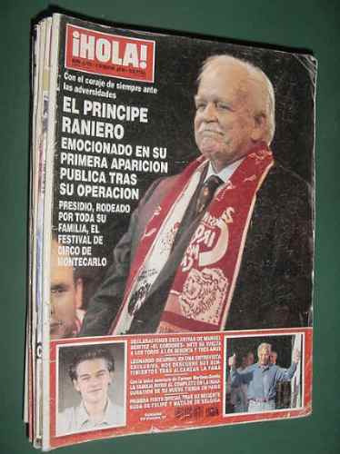 Revista Hola 2895 Rainiero Dicaprio Cordobes Carolina Monaco