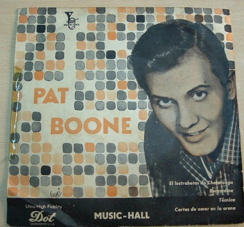 Pat Boone El Lustrabota De Chatanooga Simple Argent C/tapa