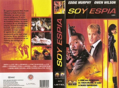 Soy Espia Vhs Spy Eddie Murphy Owen Wilson 2002