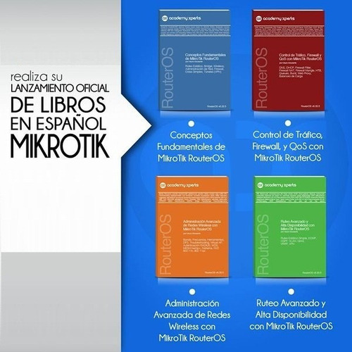 Mikrotik En Español 9 Libros + 4 Lab+bonos+guías Gratis
