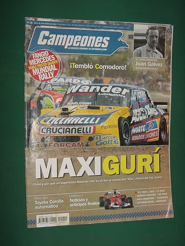 Revista Campeones 29 Juan Galvez Turismo Carretera Formula 1