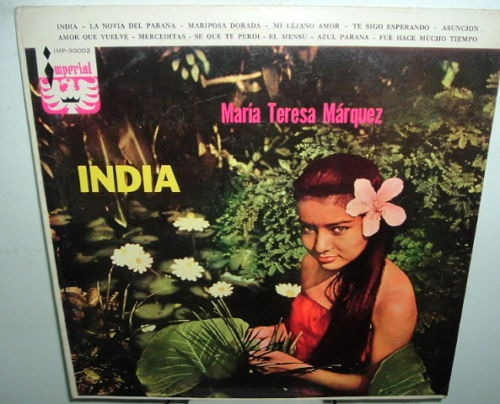 Maria Teresa Marquez India Vinilo Argentino Excelente 