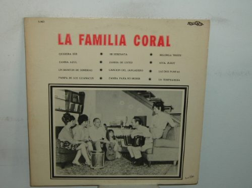 La Familia Coral Zamba Azul Mi Serena Vinilo Argentino