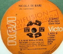 Nicola Di Bari En Castellano Mi Viejo Simple Argentino Promo