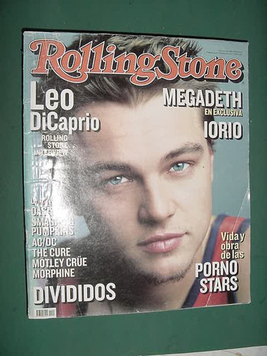 Revista Rolling Stone 24 Divididos Di Caprio Megadeth Iorio