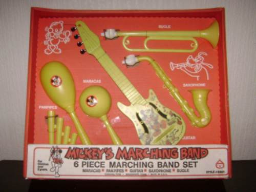 Disney Instrumentos De Banda Mucical  Años 70 Coleccion