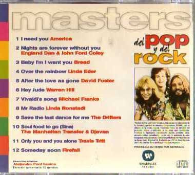 Masters Del Pop Y Del Rock 31 - Cd Original