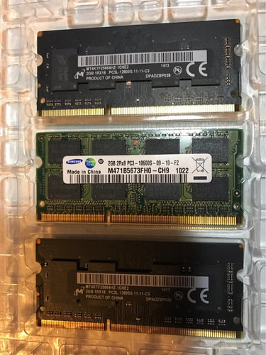 Memoria Ram Mac Y Pc (2gb) Cada Una