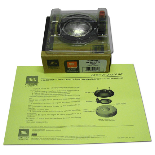Imagem 5 de 6 de Reparo Original Jbl Selenium Rpd210ti P/ Driver D210 Ti