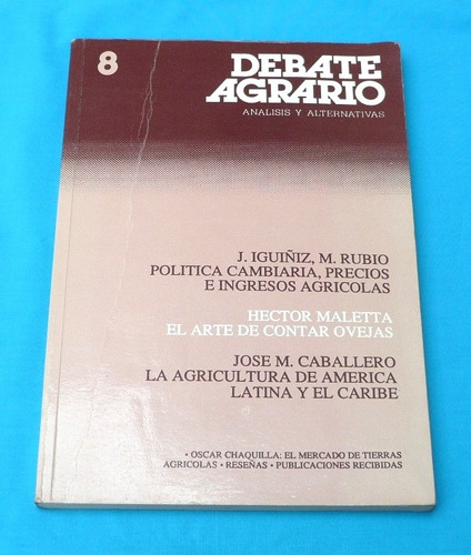 Debate Agrario 1990 Agricultura América Latina Ganadería
