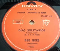 Comprar Bee Gees Dias Solitarios Simple Argentino Promo