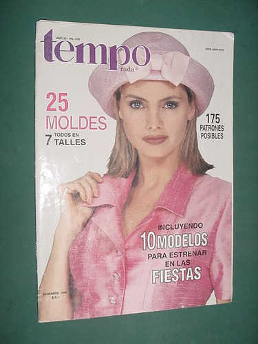 Revista Temporada Dic/95 Moda Ropa Vintage Sin Moldes