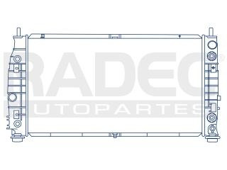 Radiador Chrysler Intrepid1998-1999-2000 V6 C/aire Automatic