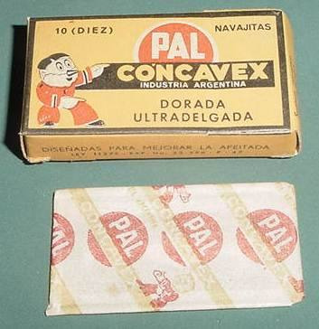 Caja Hojas De Afeitar Pal Concavex Argentina Razor Blades