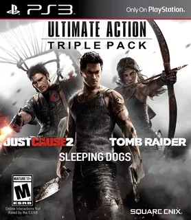 Ultimate Action: Just Cause 2, Sleeping Dogs and Tomb Raider Triple Pack Edition