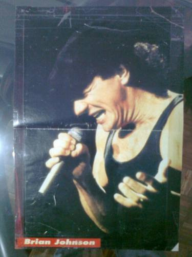 Poster Acdc Brian Johnson