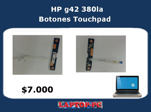 Tapa Bisagras Touchpad Hp G42 380la