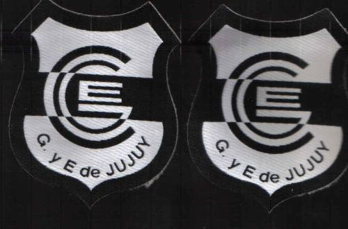 Gimnasia Y Esgrima De Jujuy Escudo Bordado Grande Original