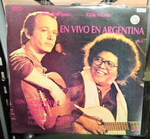 Silvio Rodriguez Pablo Milanes En Vivo Vinilo Uruguayo