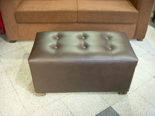 Sillon Puff Con Costura Y Botones