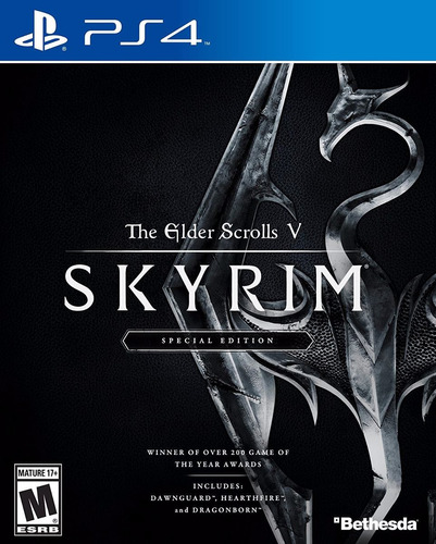Juego The Elder Scrolls V Skyrim Special Edition Ps4 Fisico