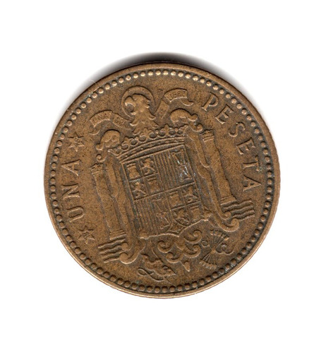 Moneda España 1 Peseta 1947 (49) Vf Dificil
