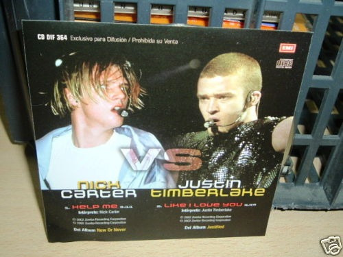 Nick Carter Vs Justin Timberlake Cd Single Argentino