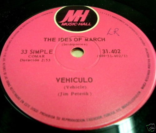 The Ides Of March Vehiculo Simple Argentino Vg