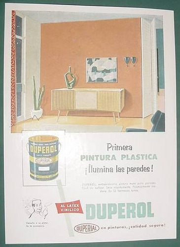 Publicidad Clipping Recorte Pinturas Duperol Latex Vinilico