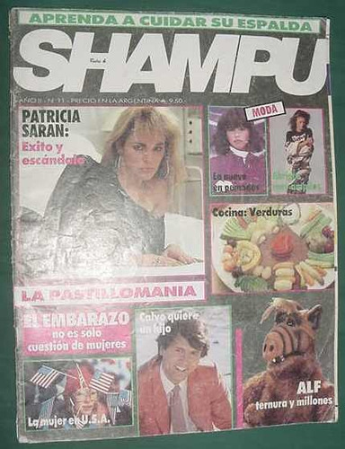 Revista Shampu Patricia Saran Rock Patricia Sosa Serie Alf