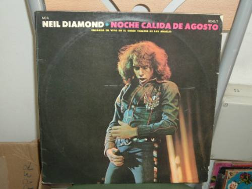 Neil Diamond Noche Calida De Agosto Vinilo Doble Argentino