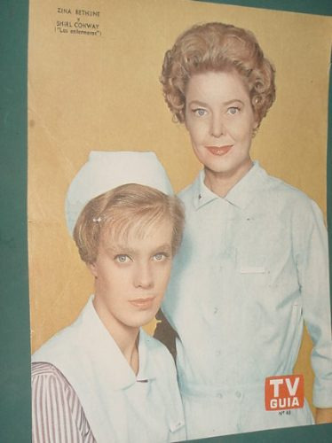 Television Poster Antiguo Nethune Conway Enfermeras Tvguia48