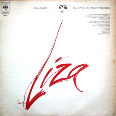 Liza Minnelli - En Vivo En El Winter Garden - Lp Año 1974