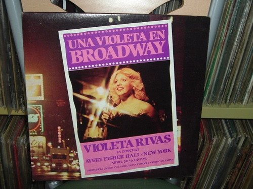 Violeta Rivas Una Violeta En Broadway Vinilo Americano