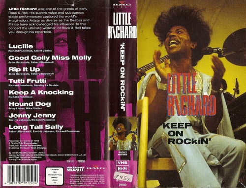 Little Richard Keep On Rockin' Rock N' Roll Vhs Importado