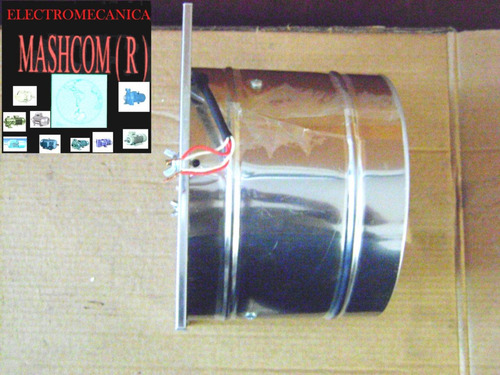 Extractor / Ventilador De 20cm Rejilla De Acero Inoxidable